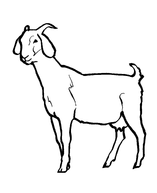 goat simulator game coloring page